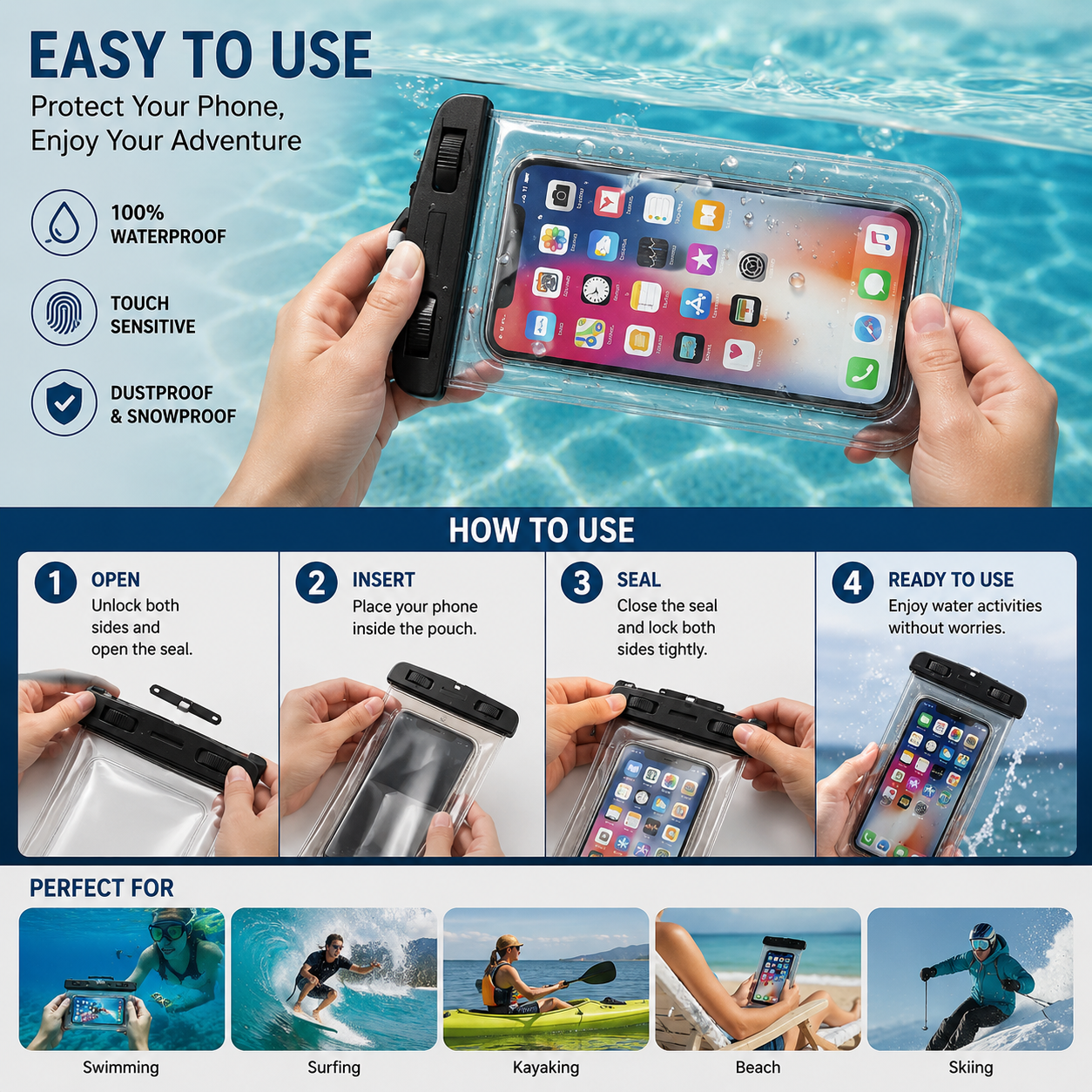 Waterproof Mobile Case